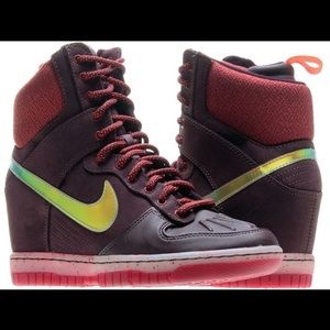 Nike Dunk Sky High Wedge Sneaker Boot sz 11